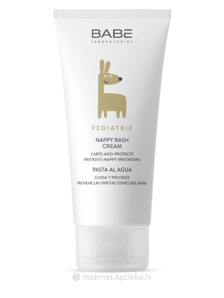 Babē Pediatric Nappy Rash KRĒMS AUTIŅU ZONAS IZSITUMIEM, 100 ml | internetaptieka.lv
