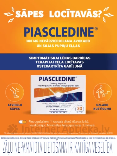 Piascledine 300 mg, 30 kapsulas | internetaptieka.lv