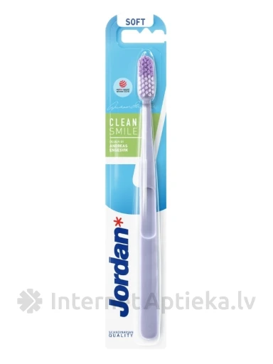 JORDAN Clean Smile zobu birste mīksta, 1 gb. | internetaptieka.lv