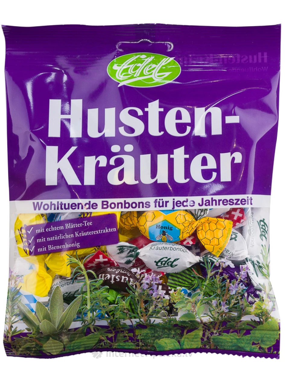 EDEL Hustenbonbons Pretklepus augu karameles - asorti, 100 g | internetaptieka.lv