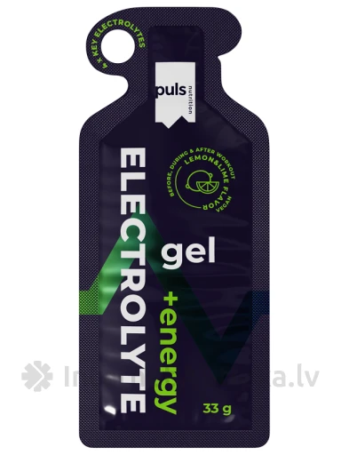 Puls Lemon lime Energiageel, 33 g | internetaptieka.lv