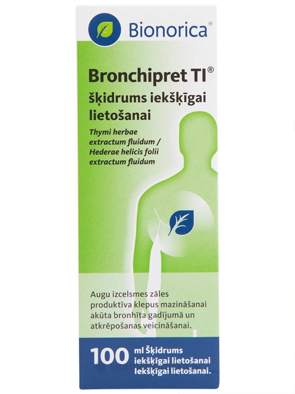 Bronchipret TI šķidrums iekšķīgai lietošanai, 100 ml | internetaptieka.lv