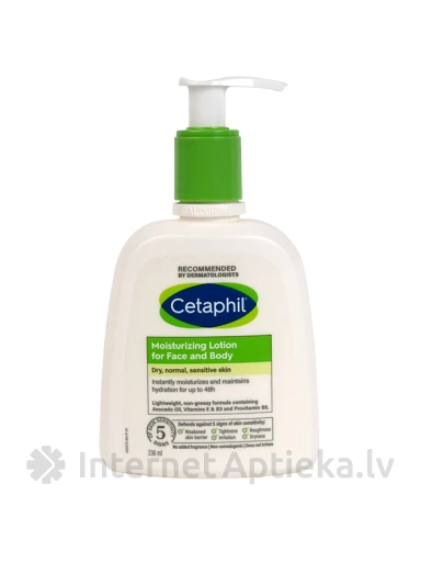 CETAPHIL Mitrinošs Losjons sejai un ķermenim, 236 ml | internetaptieka.lv