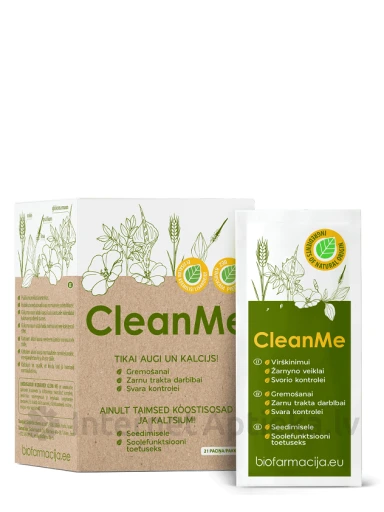 Biofarmācija Clean Me, 21 пакетик | internetaptieka.lv