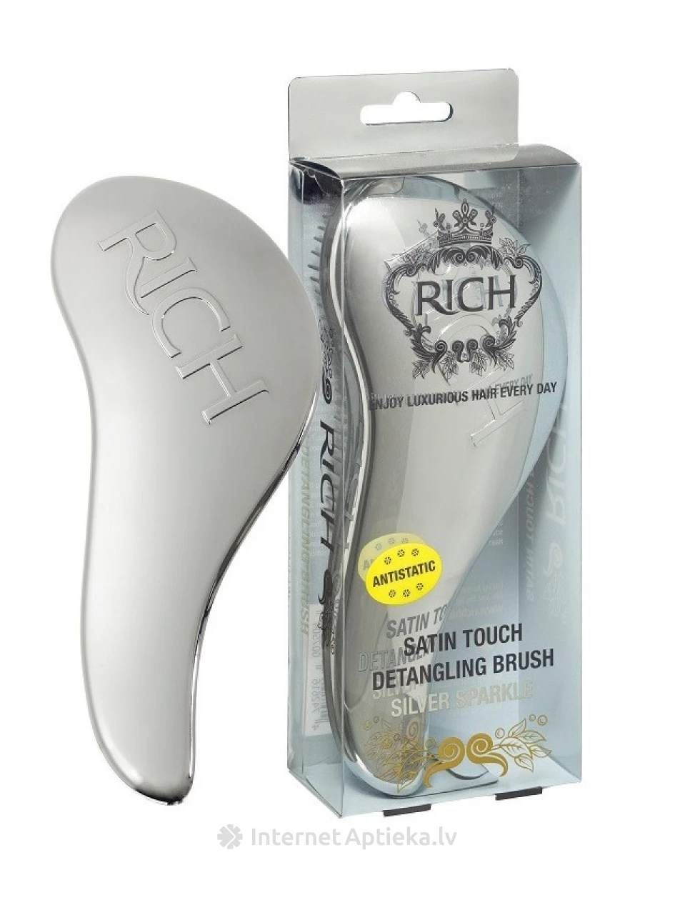 RICH Matus atšķetinoša,antistatiska matu suka, antistatiska matu suka | internetaptieka.lv