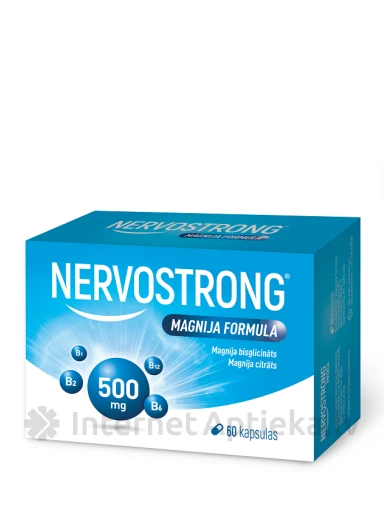 Nervostrong Magnija Formula, 60 kapsulas | internetaptieka.lv
