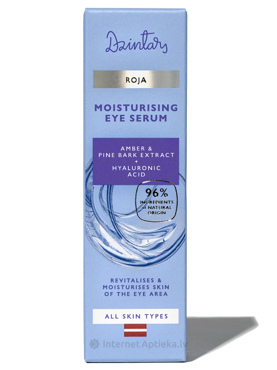 Dzintars Mitrinošs acu serums Roja, 15 ml | internetaptieka.lv