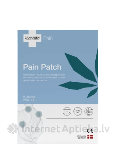 CANNASEN® Pretsāpju plāksteri, 8 gb. | internetaptieka.lv