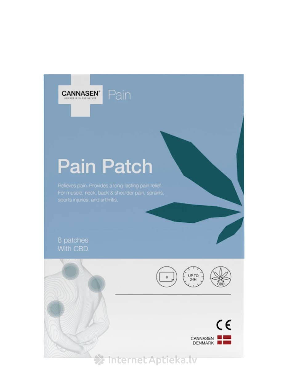 CANNASEN® Pretsāpju plāksteri, 8 gb. | internetaptieka.lv