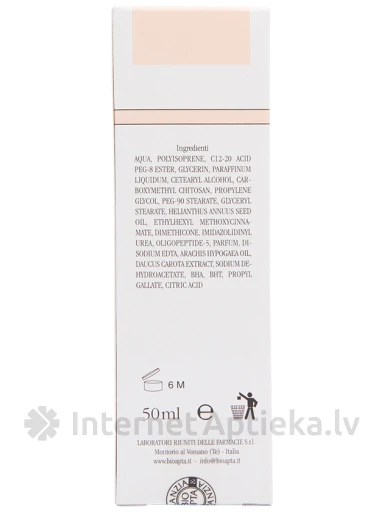 Bioapta Aptacream Plus mitrinošs krēms normālai un sausai sejas ādai, 50 ml | internetaptieka.lv