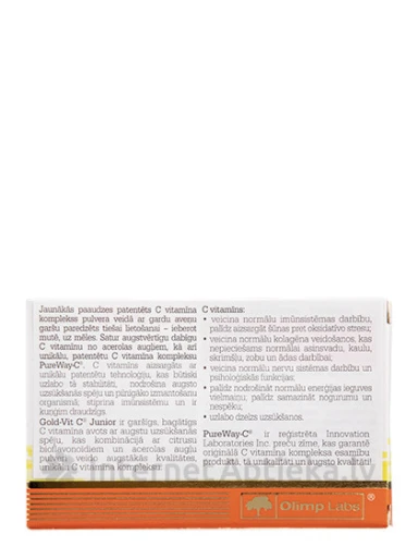 Olimp Labs Gold Vit C Junior (малина), 15 пачек | internetaptieka.lv