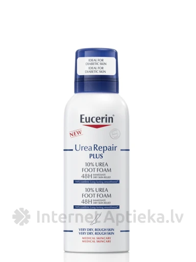 Eucerin urearepair plus 10% пена для пяток, 150 мл | internetaptieka.lv