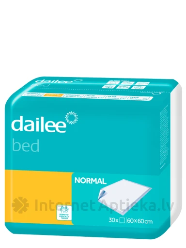 Dailee Bed Normal 60x60cm пеленки, 30 шт. | internetaptieka.lv