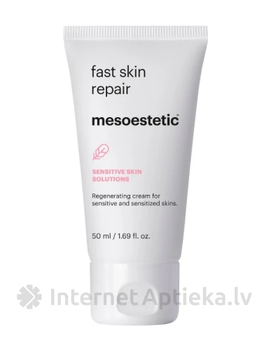 Mesoestetic fast skin repair näokreem tundlikule, ärritunud nahale, 50 ml | internetaptieka.lv