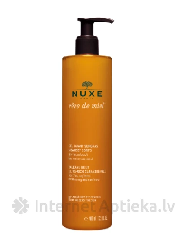 Очищающий гель особо густой консистенции для лица и тела Rêve de Miel Face and body ultra-rich cleansing gel, 400 мл | internetaptieka.lv