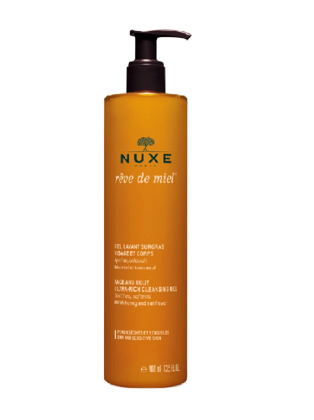 NUXE attīroša želeja sejai un ķermenim, 400 ml