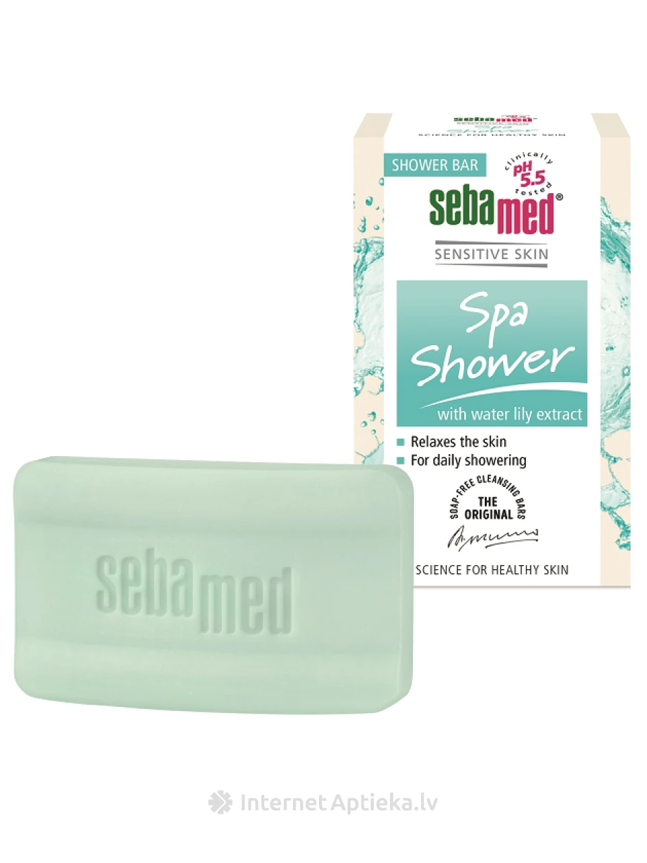 SEBAMED SPA cietā dušas želeja ar ūdensrožu ekstraktu, 100 g | internetaptieka.lv