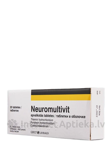 Neuromultivit, 20 tabletes | internetaptieka.lv