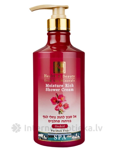 H&B Увлажняющий крем для душа с орхидеей, 780 мл | internetaptieka.lv