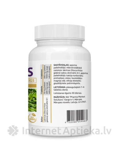 Lagritsaekstrakt, 60 tabletti | internetaptieka.lv