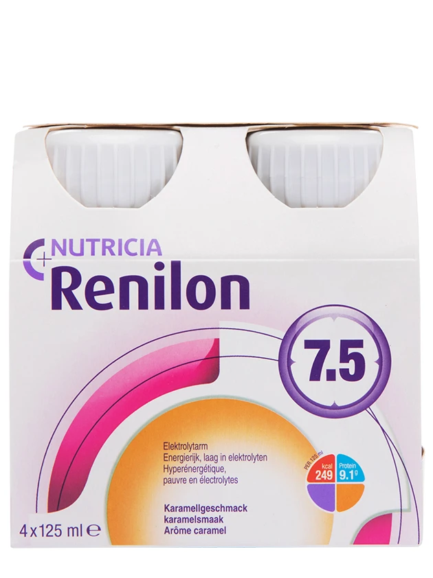 Nutricia Renilon 7.5 с карамельным вкусом, 4 х 125 мл