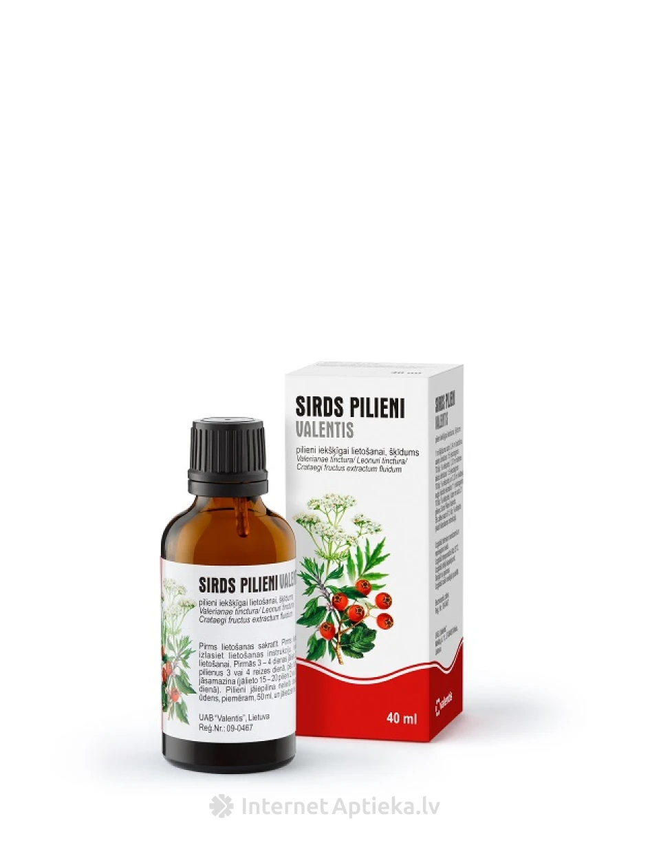 Valentis sirds pilieni, 40 ml | internetaptieka.lv