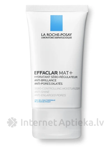 La Roche Posay Effaclar MAT+ Sebumu regulējošs mitrinošs krēms, 40 ml | internetaptieka.lv