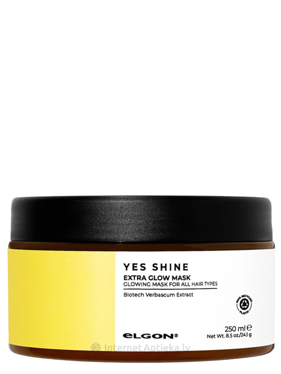 ELGON Yes Shine бархатистая маска для волос, 250 мл | internetaptieka.lv