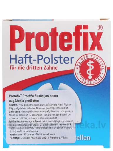 Protefix Half-Polster OK proteesifiksaator ülemise lõualuu jaoks, 30 tk. | internetaptieka.lv