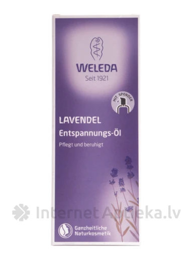 Weleda Lavandas eļļa ar pumpīti, 100 ml | internetaptieka.lv