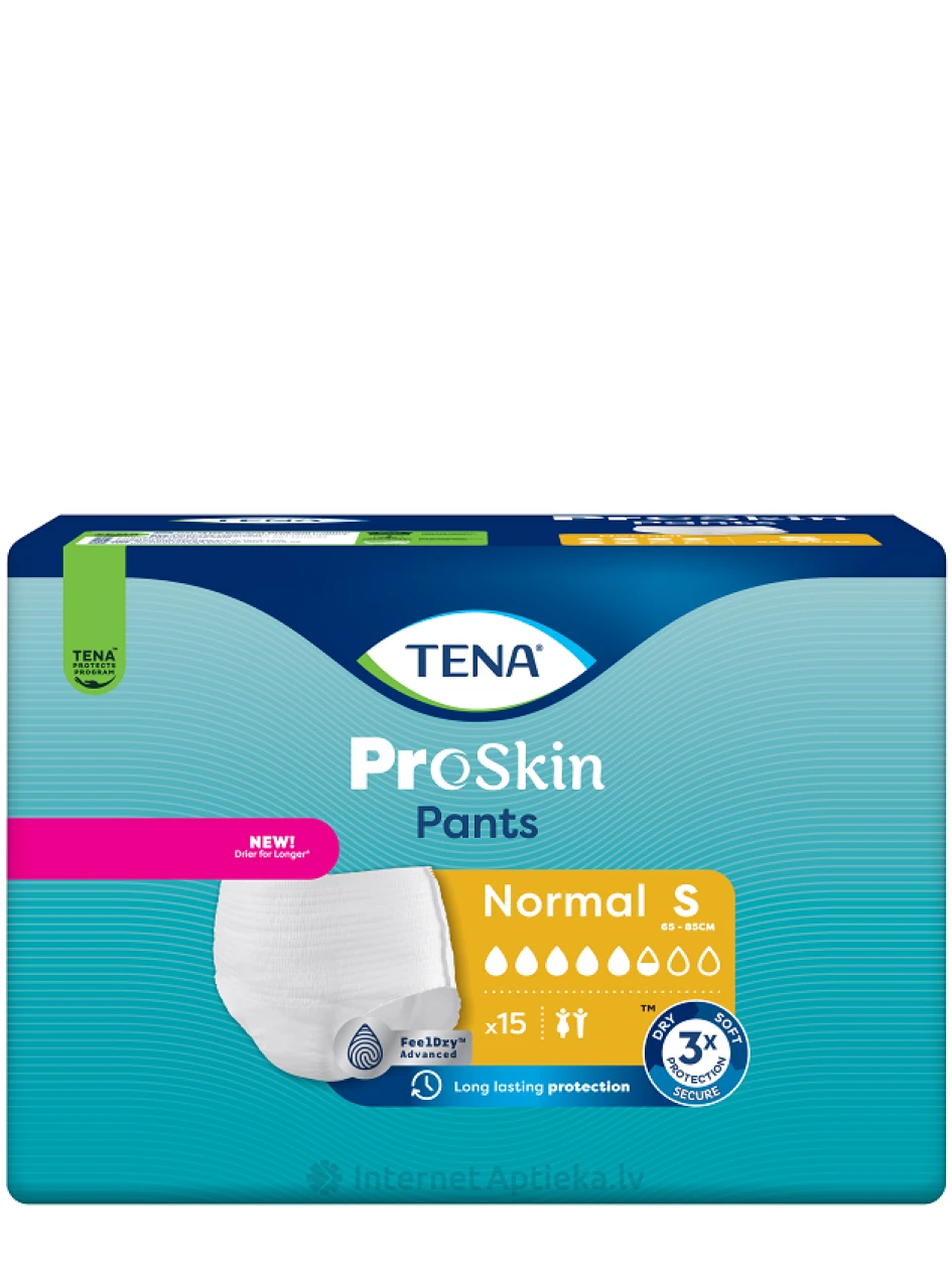 Tena Pants Normal подгузниики-трусы для взрослых, S, 16 шт. | internetaptieka.lv