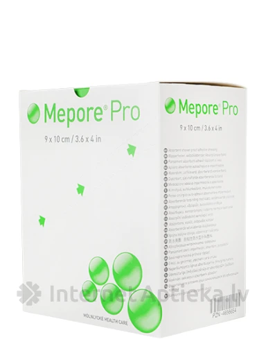 Mepore Pro sterils plāksteris 9 x 10 cm, 40 gb. | internetaptieka.lv