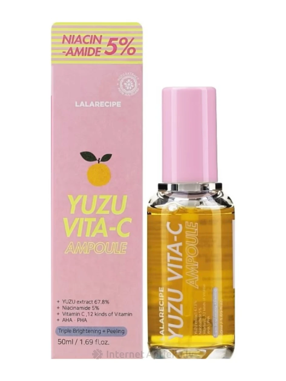 Lalarecipe Yuzu Ampoule sejas serums ar C vitamīnu, 50 ml | internetaptieka.lv