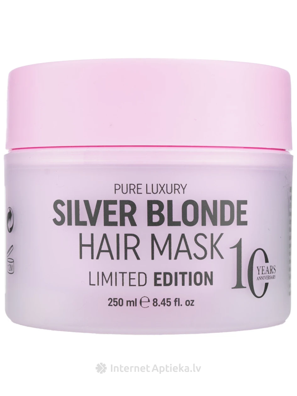 RICH Pure Luxury Фиолетовая маска против желтого тона волос, 250 мл | internetaptieka.lv