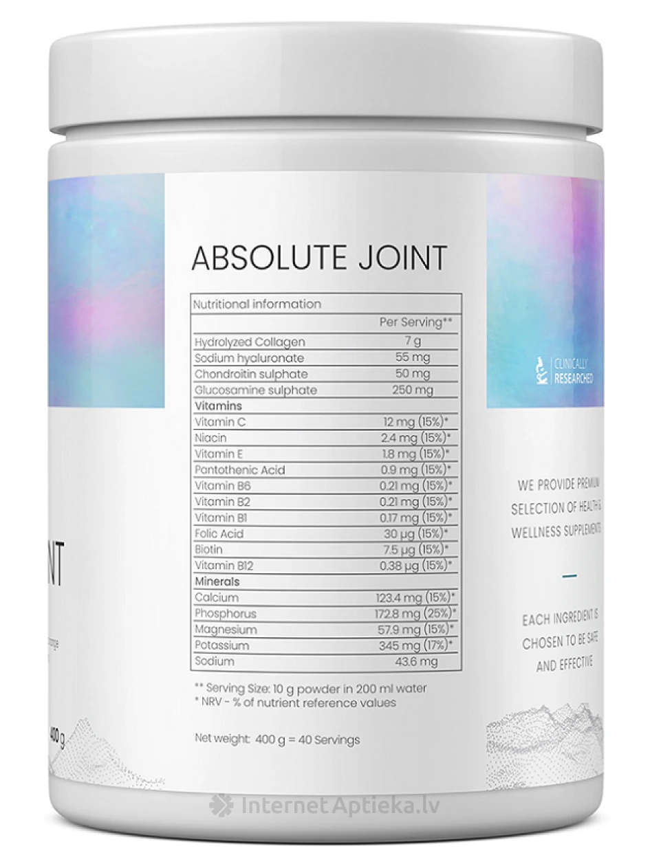 VPLAB Absolute Joint, 400 g | internetaptieka.lv