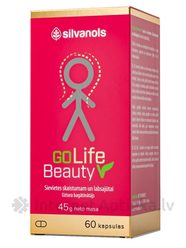 Silvanols GoLife Beauty V kapslid, 60 tk | internetaptieka.lv