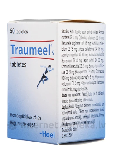Traumeel S, 50 tabletes | internetaptieka.lv