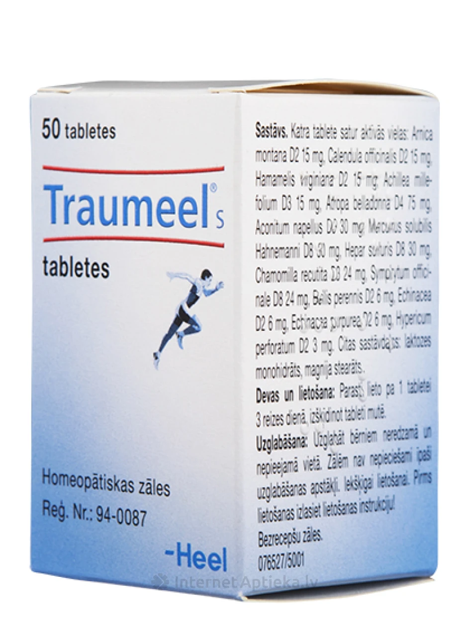 Traumeel S, 50 tabletti | internetaptieka.lv