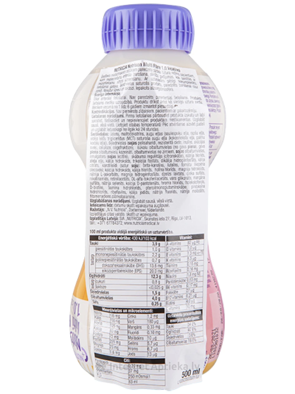 Nutrison Multi Fibre, 500 мл | internetaptieka.lv