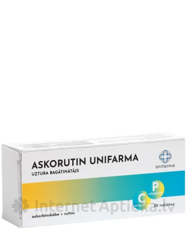 Askorutin Unifarma, 50 tabletes | internetaptieka.lv
