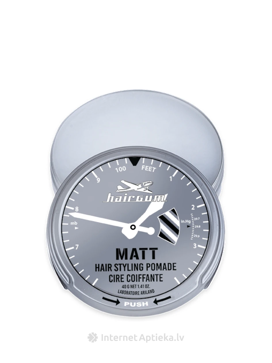 HAIRGUM Matte juuste stiliseerimise pumat, 40 g | internetaptieka.lv