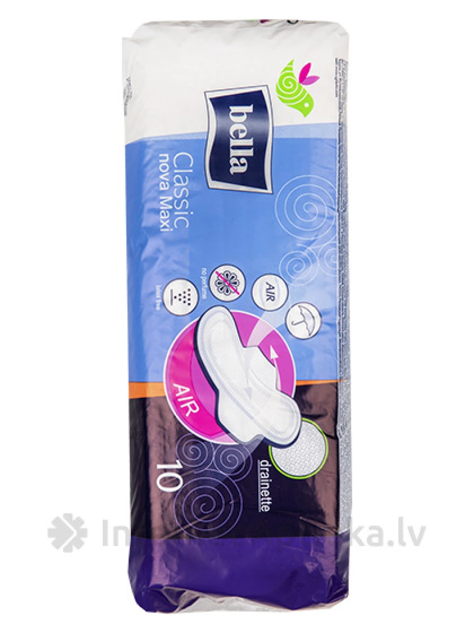 Bella Classic Nova Maxi higiēniskās paketes, 10 gb. | internetaptieka.lv