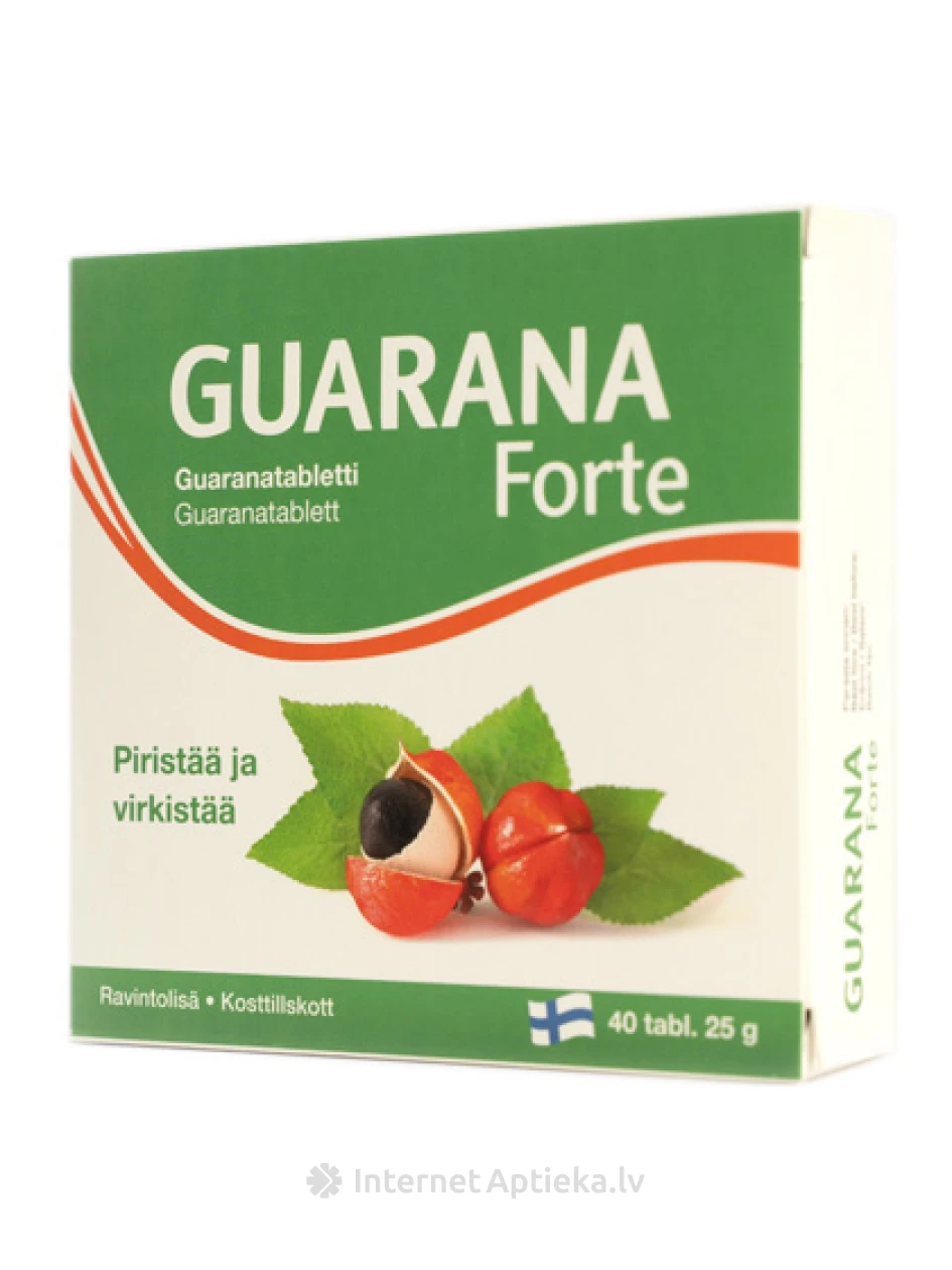 Guarana Forte, 40 tabletes | internetaptieka.lv