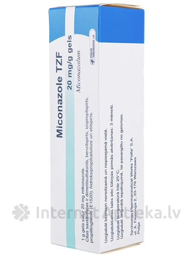Miconazole TZF 20 mg / g gels, 30 g | internetaptieka.lv