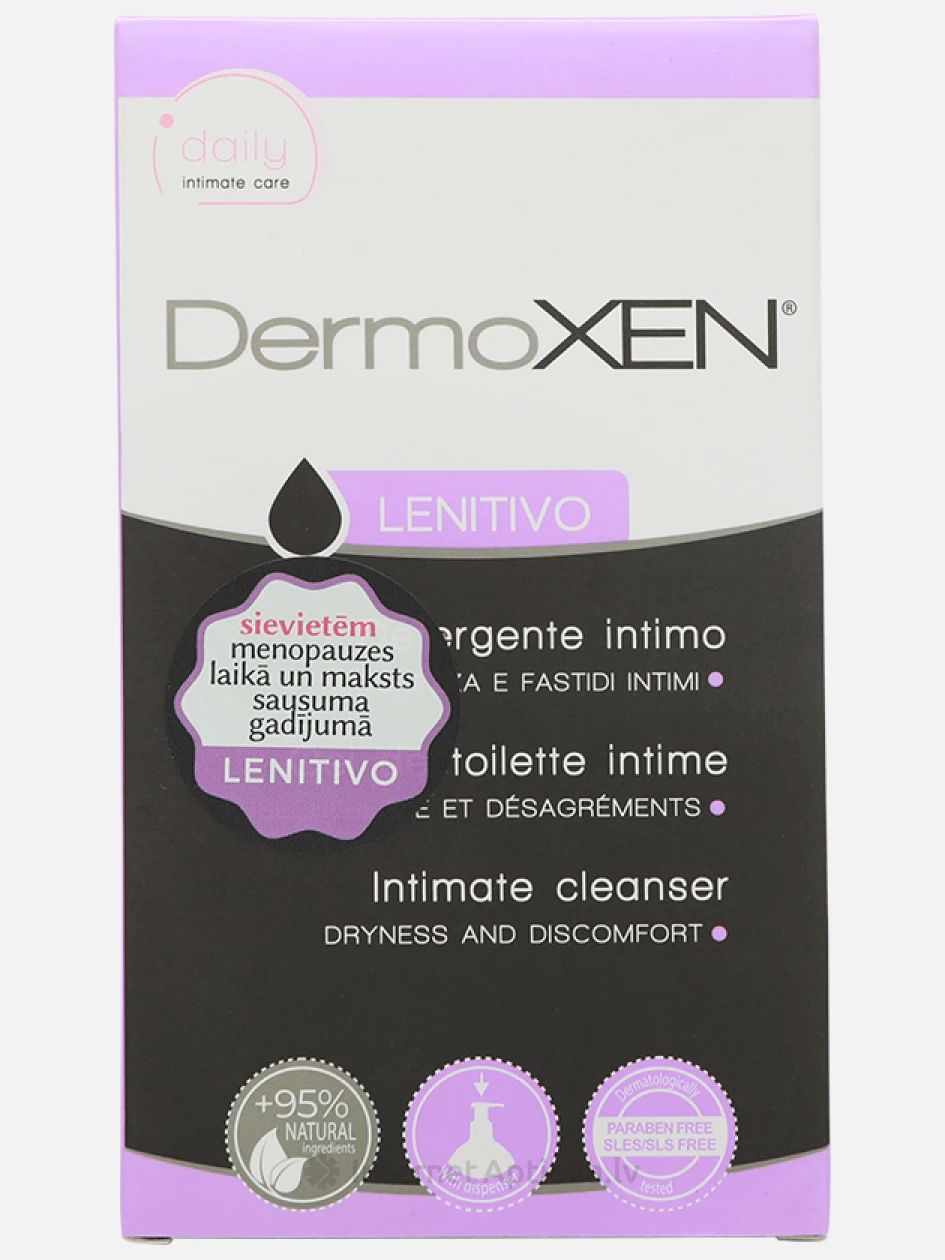 Dermoxen Lentivo intiimhügieeni geel menopausi ajal, 200 ml | internetaptieka.lv