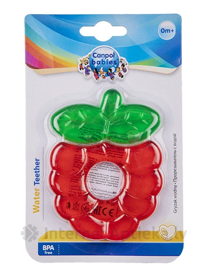CANPOL babies košļājamais riņķis Zemene