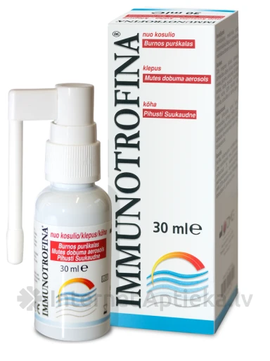 Immunotrofina aerosols pret klepu, 30 ml | internetaptieka.lv