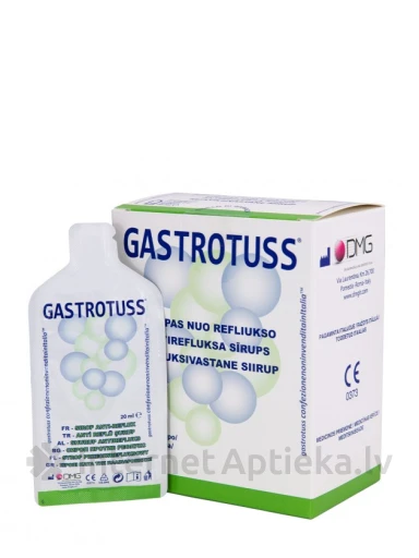 Gastrotuss antirefluksa sīrups 20 ml, 20 paciņas | internetaptieka.lv