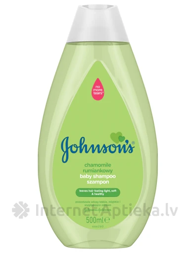 Johnson's шампунь с экстрактом ромашки для детей, 500 мл | internetaptieka.lv