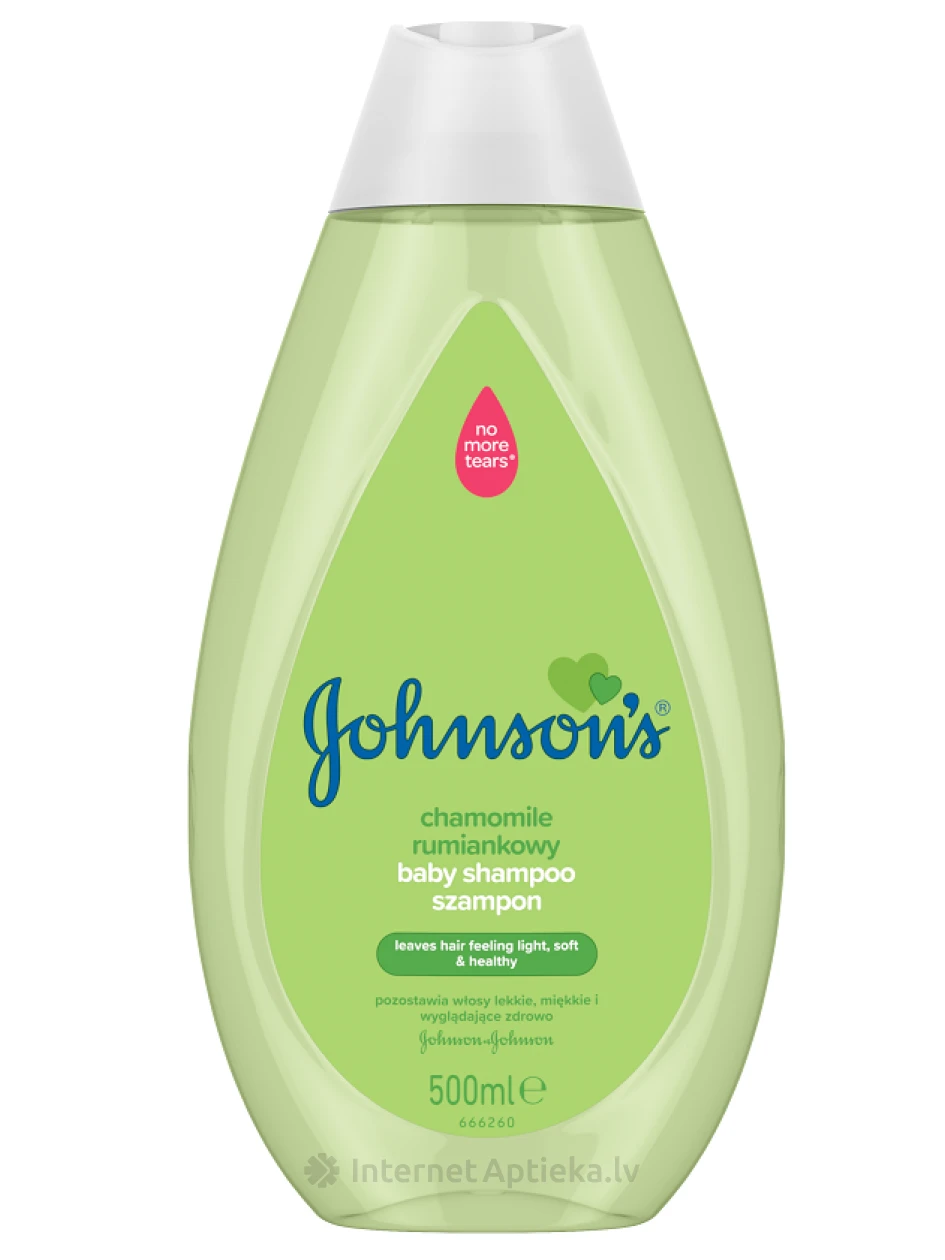 Johnson's šampūns ar kumelīšu ekstraktu bērniem, 500 ml | internetaptieka.lv